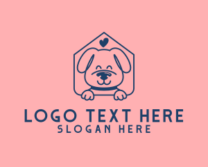 Canine - Animal Dog Love logo design