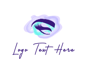 Pretty - Feminine Eyelashes Cosmetics logo design