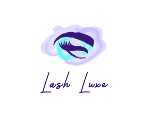 Feminine Eyelashes Cosmetics  logo design