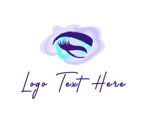Lashes - Feminine Eyelashes Cosmetics logo design