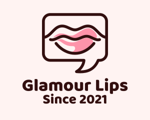 Lipstick - Lipstick Makeup Chat logo design