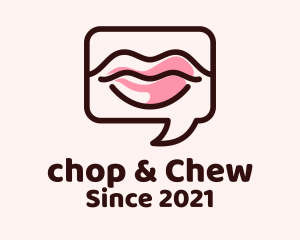 Beauty Products - Lipstick Makeup Chat logo design