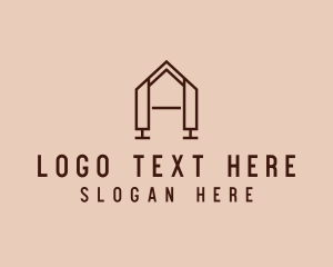 Property Developer - Home Builder Letter A logo design