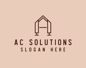 Home Builder Letter A logo design