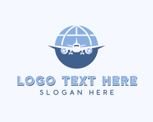 Shipping - Freight Aviation Aircraft logo design