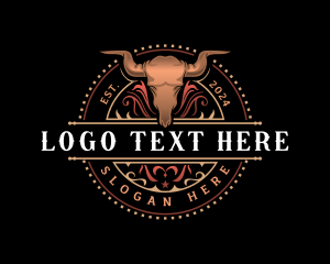 Bull - Bull Ranch Farm logo design