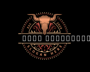 Livestock - Bull Ranch Farm logo design