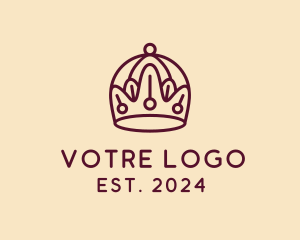 Queen - Royal Monarch Crown logo design