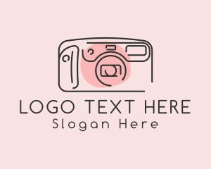Digicam - Minimalist Camera Monoline logo design