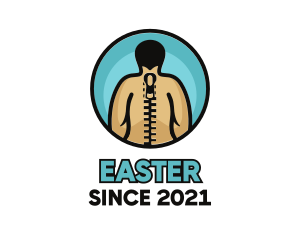 Healthcare - Zipper Spine Chiropractor logo design