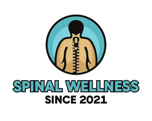 Spinal - Zipper Spine Chiropractor logo design