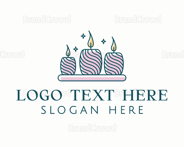 Aromatherapy Scented Candle Logo