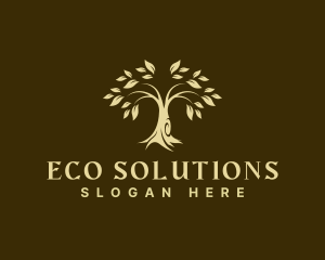 Environment Wellness Tree  logo design