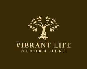 Environment Wellness Tree  logo design