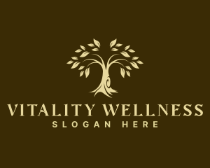 Environment Wellness Tree  logo design