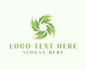 Vegan - Natural Agriculture Leaf Plant logo design