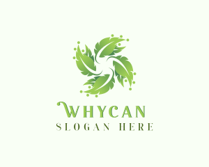 Micro Herb - Natural Agriculture Leaf Plant logo design