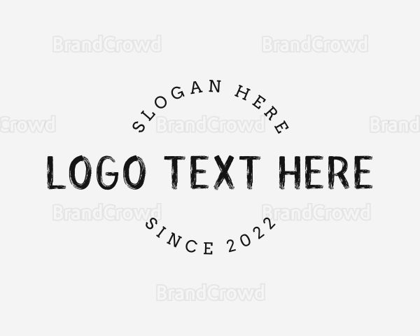 Round Rustic Business Logo
