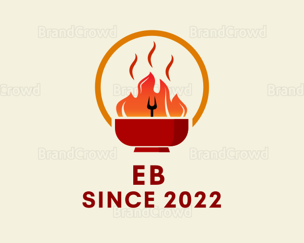 Spicy Barbecue Restaurant Logo