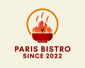 Spicy Barbecue Restaurant  logo design