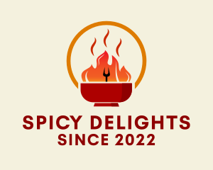 Spicy Barbecue Restaurant  logo design