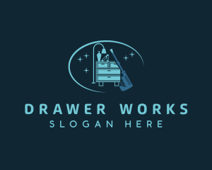 Drawer - Furniture Pressure Washing logo design