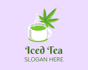 Hemp Vegan Juice logo design