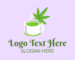 Detox - Hemp Vegan Juice logo design