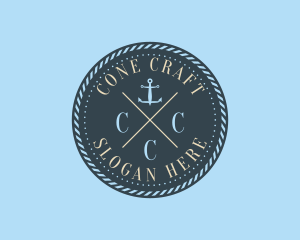 Nautical Anchor Brand logo design