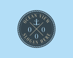 Nautical Anchor Brand logo design