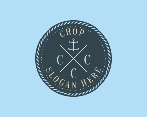 Port - Nautical Anchor Brand logo design