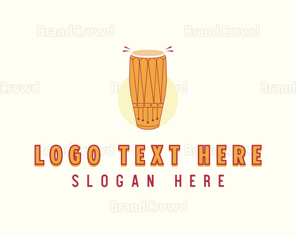 Conga African Drum Logo