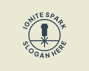 Spark - Laser Spark Metalwork logo design