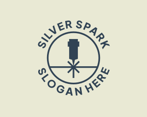 Laser Spark Metalwork logo design