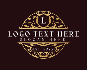 Luxury Elegant Ornamental logo design