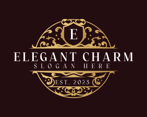 Luxury Elegant Ornamental logo design