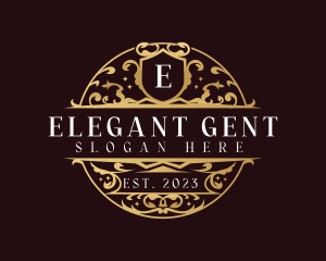 Luxury Elegant Ornamental logo design