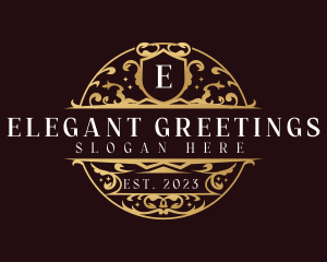 Luxury Elegant Ornamental logo design