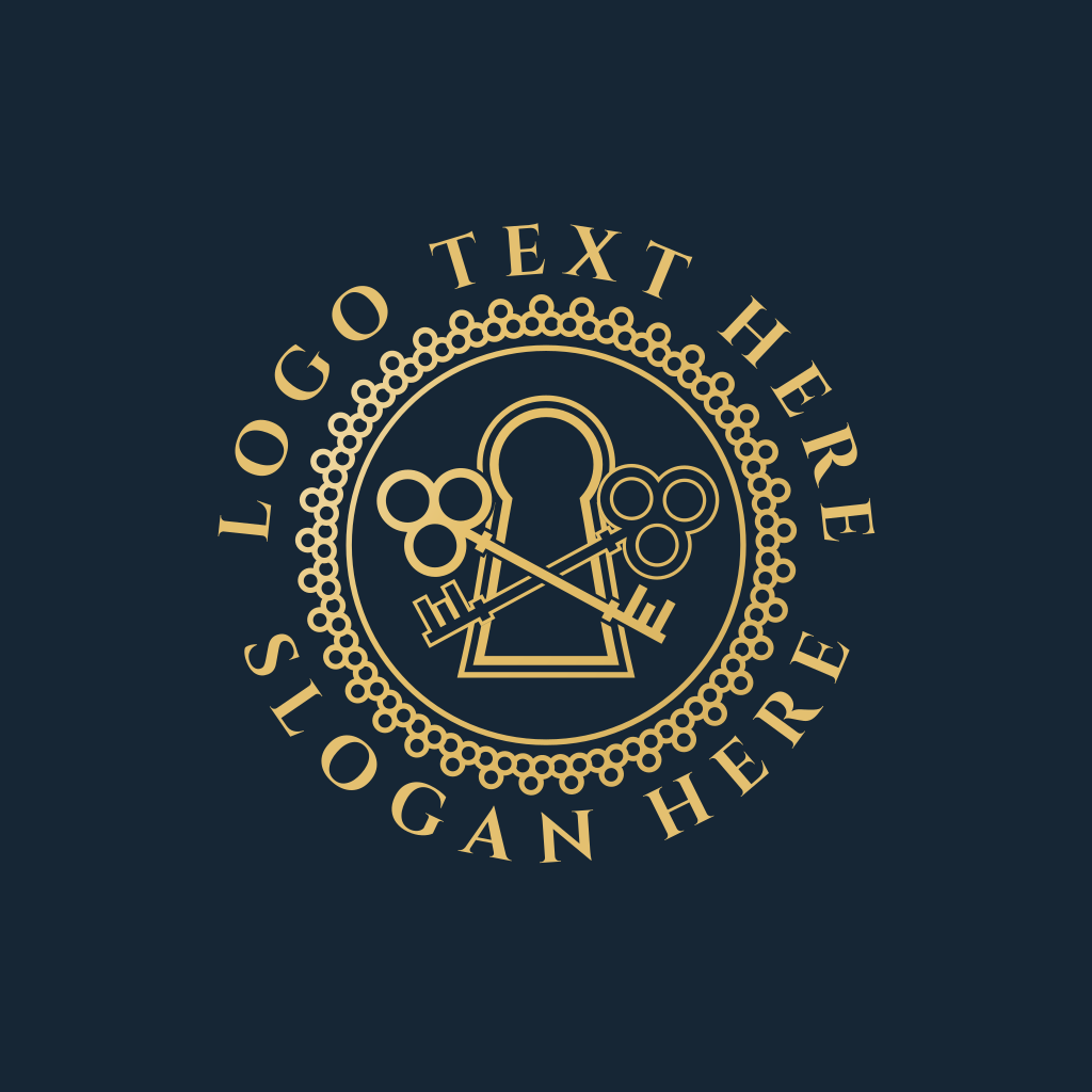 Gold Vintage Key Logo | BrandCrowd Logo Maker