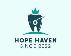 Orthodontist - Crown Tooth Dentist logo design