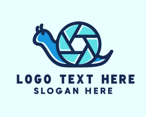 Snail - Snail Photography Shutter logo design