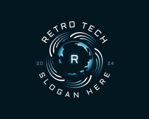 Technology Globe Software logo design