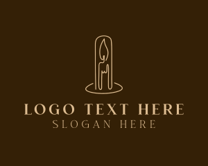 Decoration - Candlestick Spa Decor logo design