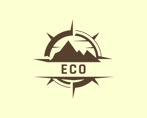 Mountain Hiking Compass  Logo
