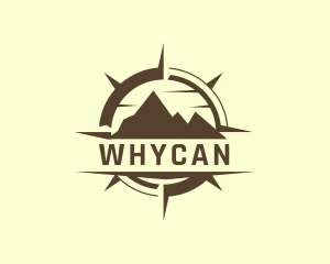 Mountain Hiking Compass  Logo