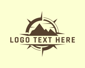 Mountain Hiking Compass  Logo