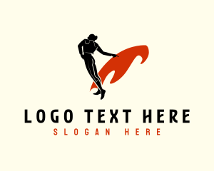 Cape - Matador Bull Fighting logo design
