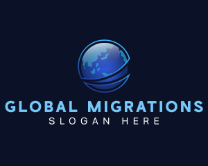 Global World Sphere logo design