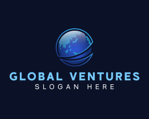 World - Global World Sphere logo design