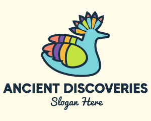 Tropical Bird Pinata logo design